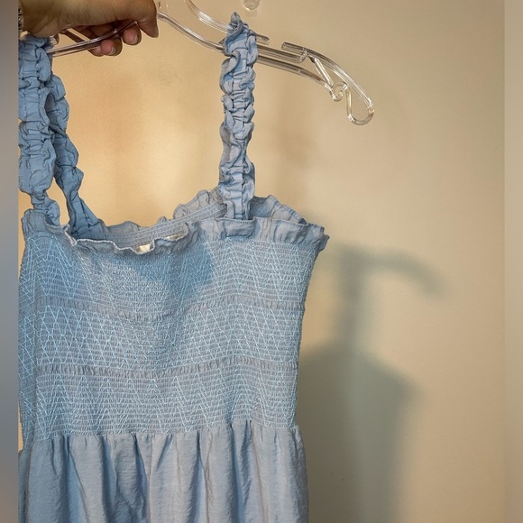 GESTUZ Lazziagz Long Smocked Tiered Fairy Feminine Ruffle Midi Dress Sz 40 - Picture 9 of 11